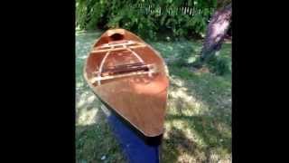 Homemade Canadian canoe [upl. by Attesoj]