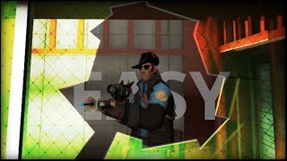 Sniper CAN Shoot Through Glass  TF2 Highlights [upl. by Nefen]