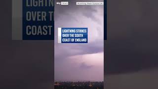 Watch lightning storm over Worthing [upl. by Alane116]