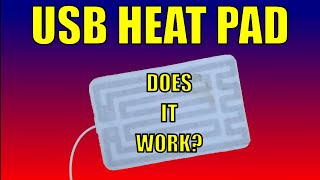 A USB Heat Pad  Tested and Evaluated [upl. by Annavoeg]