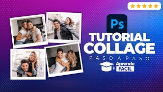 Cómo hacer un collage de fotos en Photoshop [upl. by Backer]