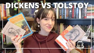 Dickens vs Tolstoy The Great Debate w CarolynMarieReads [upl. by Player]