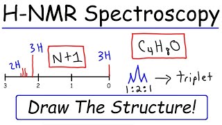 Proton NMR Spectroscopy  How To Draw The Structure Given The Spectrum [upl. by Nehcterg]