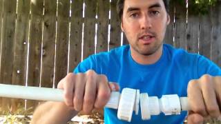 Repairing Cracked PVC Pipe with a Union [upl. by Moser]