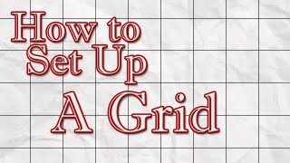 How to Set Up a Grid For Your Drawing [upl. by Ring]