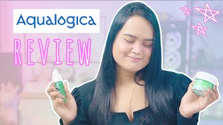 AQUALOGICA HYDRATE GEL MOISTURIZER amp SERUM REVIEW  MAITRAYEE HALDER [upl. by Nerte]