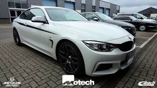 Motech Performance BMW 420D with Remus Powerizer Eibach Springs and Spacers and Remus Exhaust [upl. by Nylecyoj447]