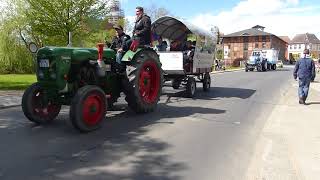 Der Konvoi beim Oldtimertreffen Altentreptow am 1 Mai 2018 Teil 2 [upl. by Art149]