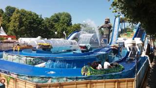 PARIS Le toboggan à eaux Fête foraine du Jardin des Tuileries 2017 [upl. by Darcee]