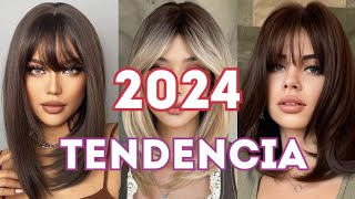 TENDENCIAS del CABELLO 2024 ✂️👌 CORTES y ESTILOS DE MUJERES [upl. by Johannes]