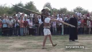 Sarissa pike Demonstration in BIGA 2014  Turkey [upl. by Arayk]