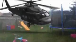 Helicopter crash in our back garden [upl. by Yecats]