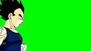 Efeitos Chroma Key  VEGETA SOCO punching Fundo Verde [upl. by Leinnad799]