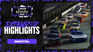 NASCAR Xfinity Series at Bristol  NASCAR ON FOX HIGHLIGHTS [upl. by Aldredge714]