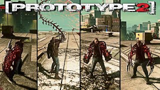 Prototype 2 All Skins And Weapons amp ultimate abilities [upl. by Aicad]