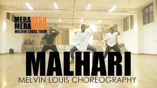 Malhari  Melvin Louis Choreography  Bajirao Mastani [upl. by Solrak]