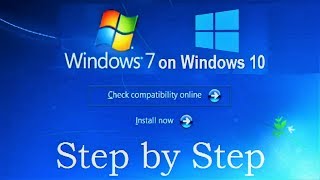 How to Install Windows 7 on Windows 10 without CD DVD and USB flash drive Complete Tutorial [upl. by Isherwood]