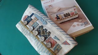 Tutorial Kit cucito creativo Patchwork astuccio porta oggetti multiuso [upl. by Anastasius180]