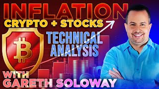 Inflation Data vs Crypto amp Tech Stocks w Gareth Soloway  Technical Analysis [upl. by Haeckel448]