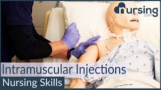 Intramuscular Injection Techniques Nursing Skills [upl. by Kailey]