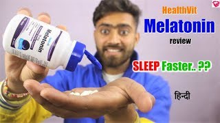 Sleep Faster using Melatonin  HealthVit Melatonin review  QualityMantra [upl. by Aileno203]