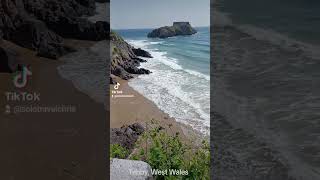 Tenby South Beach West Wales [upl. by Aldarcy583]