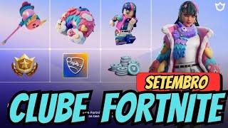 NOVO CLUBE fortnite SETEMBRO ficou INCRIVEL [upl. by Reede]