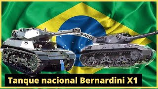 Tanque nacional Bernardini X1 e X1A2 Blindados desconhecidos produzidos no Brasil [upl. by Brown]