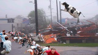 The fury of nature reached Europe Hurricane tears roofs in Krakow Poland [upl. by Raimund]