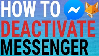 How To Temporarily Deactivate Messenger Account [upl. by Reisch514]