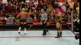 Dolph Ziggler InRing RAW Debut vs Batista [upl. by Garcon]