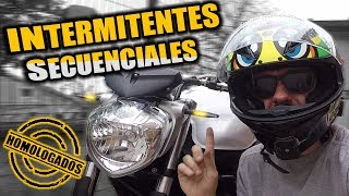 INTERMITENTES LED SECUENCIALES para MOTO HOMOLOGADOS  Instalacion en FZ6N [upl. by Hogue]