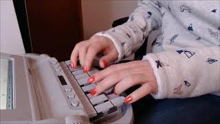 ASMR  Stenotype typing No Talking  Request 06 [upl. by Haianeb970]