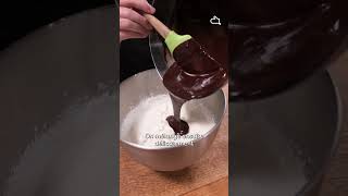 Une recette de mousse au chocolat express en 3 ingrédients à absolument connaître 🤤 chocolate [upl. by Ilaire]