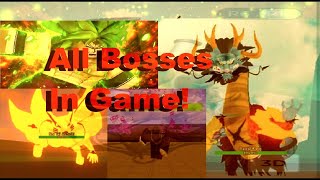 ⚔️Anime Fighting Simulator All Boss Fights and Drops [upl. by Ajna]