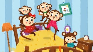 Five Little Monkeys  Nursery Rhyme For Kids  The Little Engine Rhymes [upl. by Nanis151]