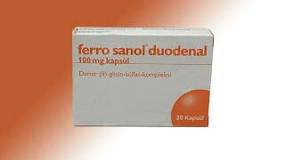 Ferro Sanol Duodenal Nedir Ne İçin Kullanılır Ne İşe Yarar Yan Etkileri Nelerdir [upl. by Barber]