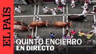 SAN FERMÍN  Así te hemos contado el quinto encierro de los Sanfermines 2024  EL PAÍS [upl. by Tina]