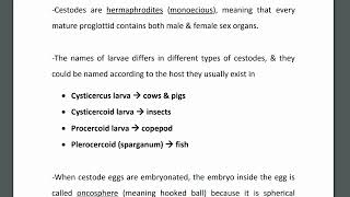 Introduction to cestodes Hymenolepis species [upl. by Dnalrah]