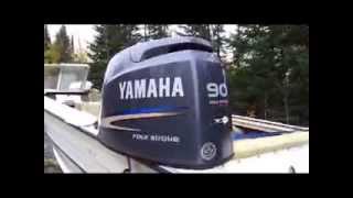 Draining the Vapor Separator in a Yamaha F90 Four Stroke Outboard [upl. by Obocaj]