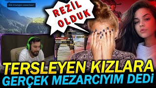 MEZARCI RASTGELE TAKIM  KIZLAR TANIMADI TERSLEDİ  PUBG MOBİLE [upl. by Nura]