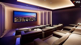 Modern Home Theater Room Design Ideas  Home Cinema Room Setup Design  Media Room Design [upl. by Dunlavy981]