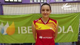 Nikol Carulla campeona de dobles femenino del Iberdrola Spanish Junior International [upl. by Virgil]