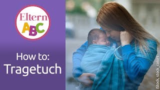 How to Wie binde ich ein Tragetuch  Baby  Eltern ABC  ELTERN [upl. by Banquer]