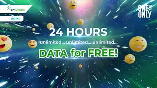 24 hours of unlimited data with SLTMOBITEL Happy Data Day [upl. by Ecirtram837]