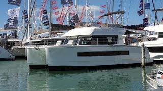 Fountaine Pajot 37 Power catamaran 2019  Walkthrough [upl. by Kiley192]