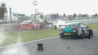 BTCC Crashes 2016 [upl. by Voorhis]