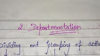 13 Departmentation and its importance  advantages  types  methods  Organisation structure [upl. by Ainat]