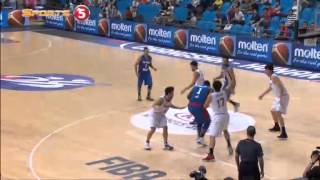 Blatches foot injury  2015 FIBA ASIA CHAMPIONSHIP [upl. by Ilene]