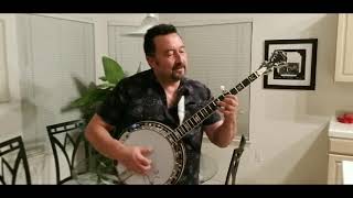 Sleepy Eyed John Alan Munde cover on a Stelling Staghorn Banjo [upl. by Minsk]